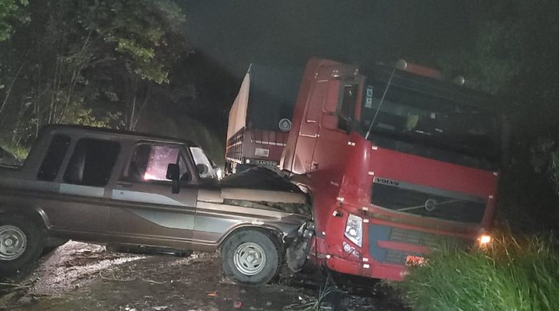 Acidente é registrado na SC-157 em Quilombo