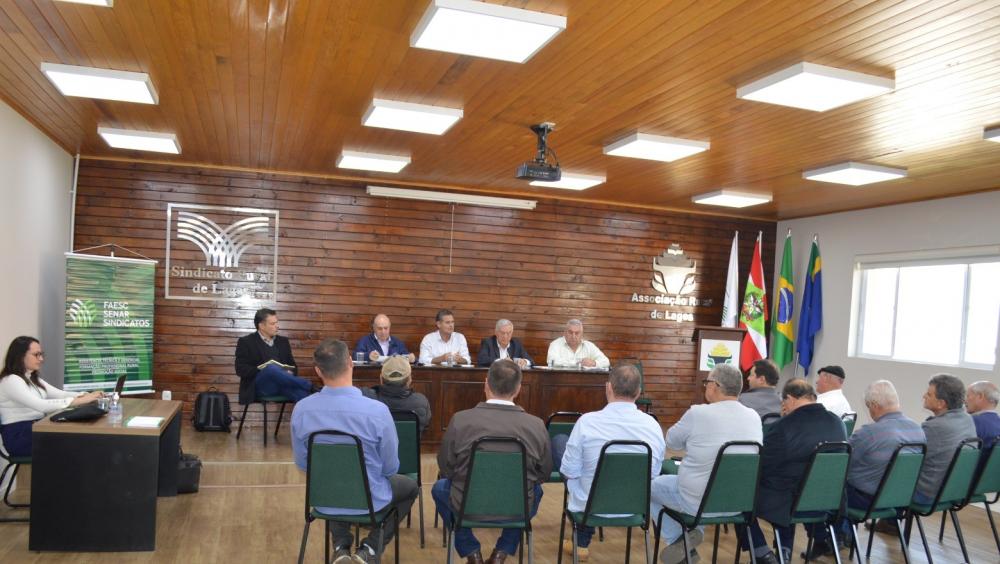 Cenário do agronegócio catarinense é destaque nas reuniões regionais da FAESC